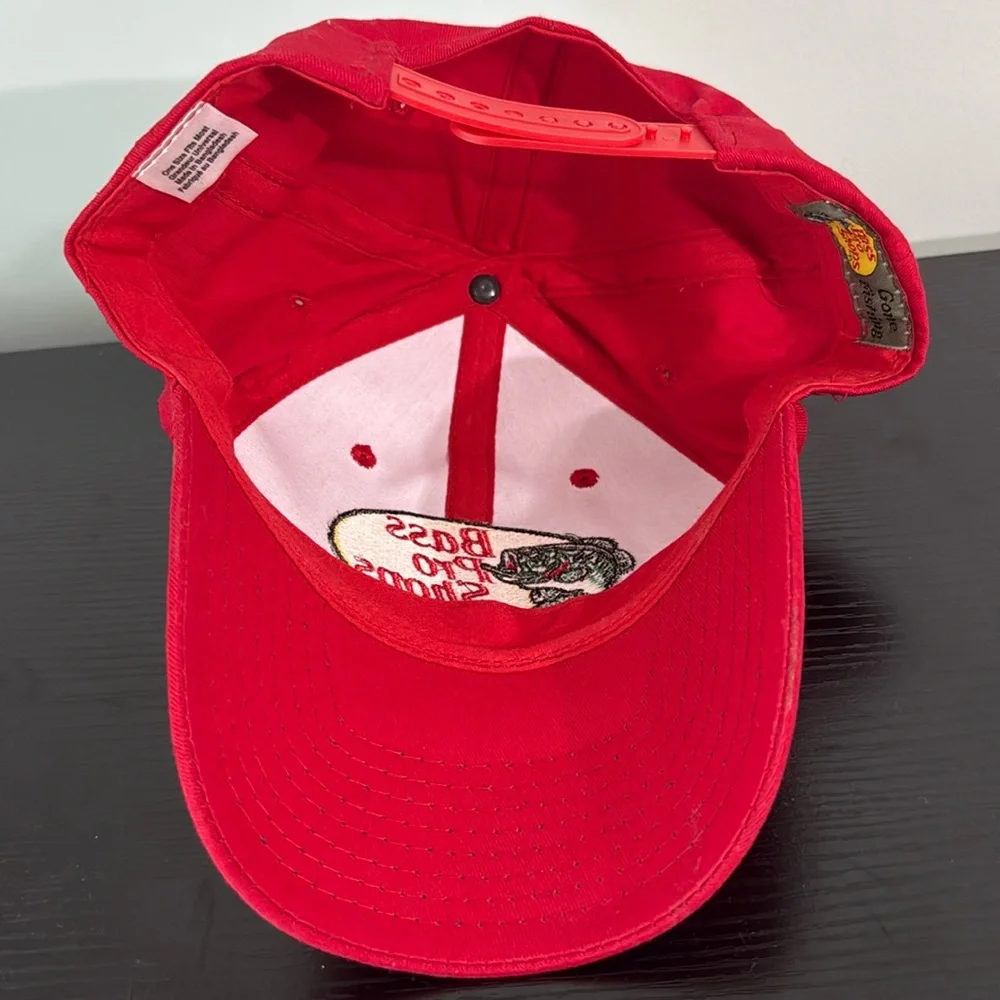 Bass Pro Shops Embroidered Snapback Hat Gorpcore Utility Fishing Outdoor Dad Hat